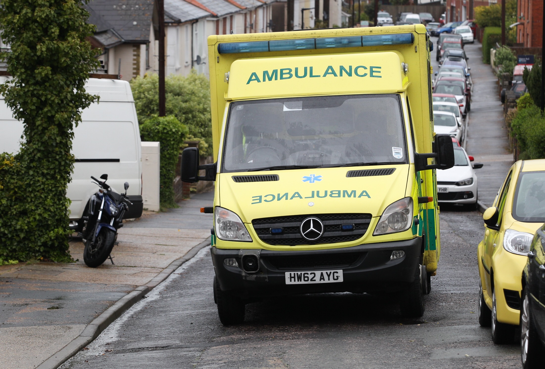 PEDESTRIAN HIT BY MOTORCYCLE IN SHANKLIN