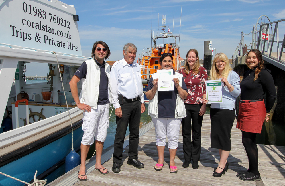 GREEN STAR GOLD AWARD FOR YARMOUTH’S ANDERSON BOAT CRUISES