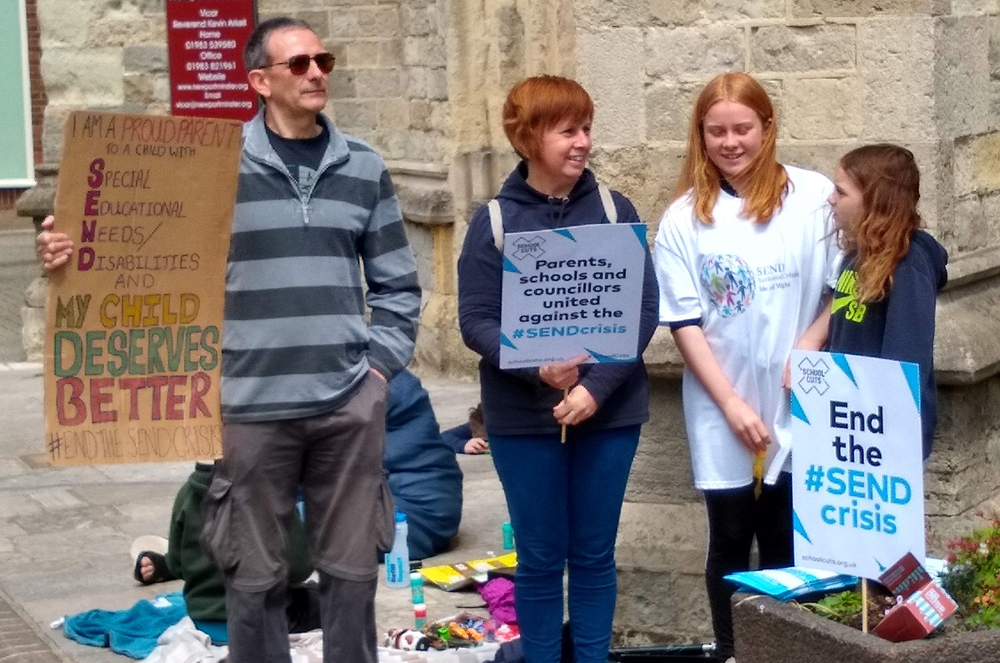 PARENTS, STUDENTS AND TEACHERS RALLY OVER SEND ‘LOCAL SCANDAL’