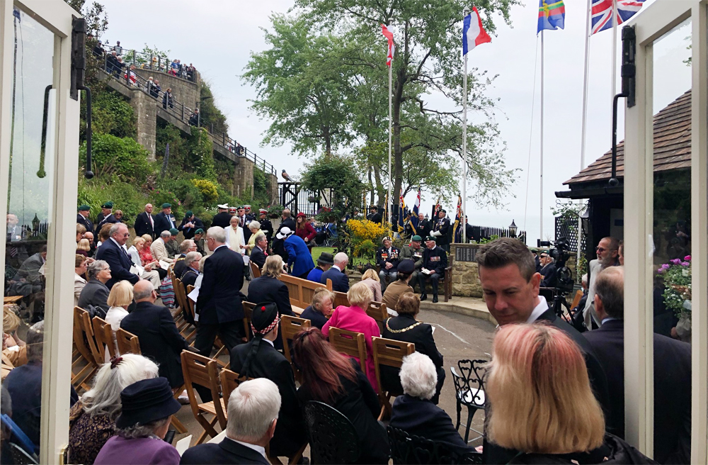 MP PRESENT AND CORRECT AT D-DAY CELEBRATIONS IN SHANKLIN