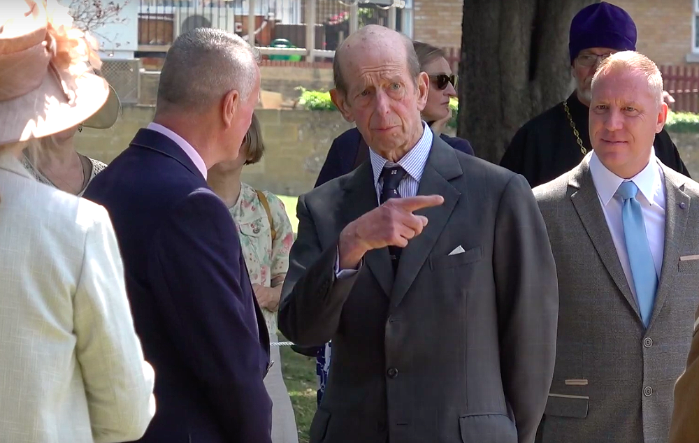 HRH THE DUKE OF KENT VISITS EAST COWES FOR BICENTENNIAL CELEBRATIONS