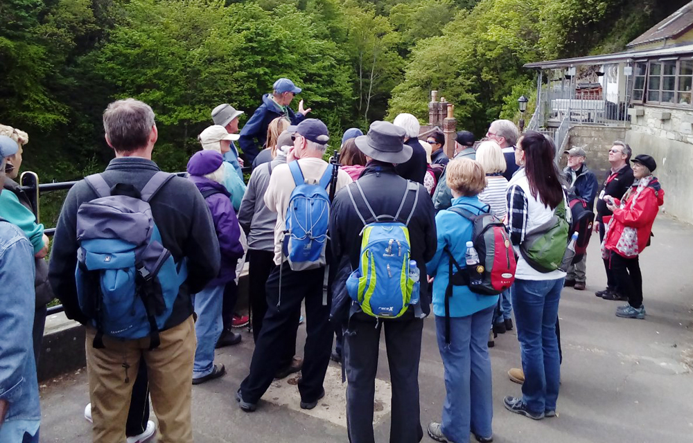 FRIENDS OF SHANKLIN THEATRE LEAD 37 PEOPLE ON FIRST COAST TO COUNTRY WALK
