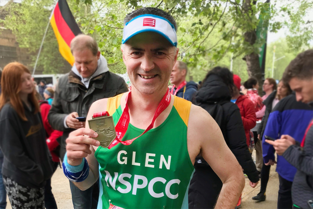 ISLE OF WIGHT MAN COMPLETES LONDON MARATHON OF PART OF YEAR-LONG FUNDRAISING CHALLENGE