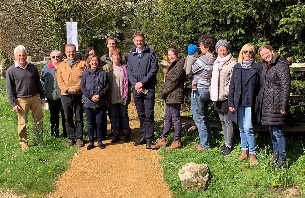 NORAH’S PATH OFFICIALLY OPENED IN NEWCHURCH