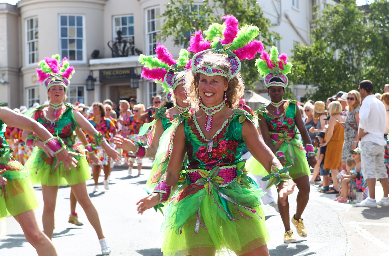 MARDI GRAS CELEBRATIONS ON THE HOTTEST DAY OF THE YEAR