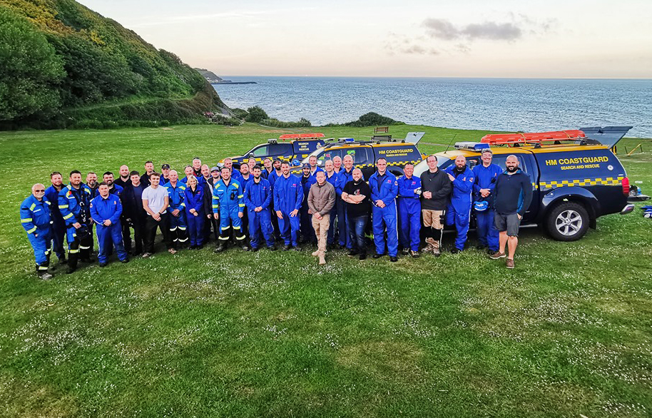 SOLENT COASTGUARD MAKE A SPECIAL VISIT TO THE ISLE OF WIGHT