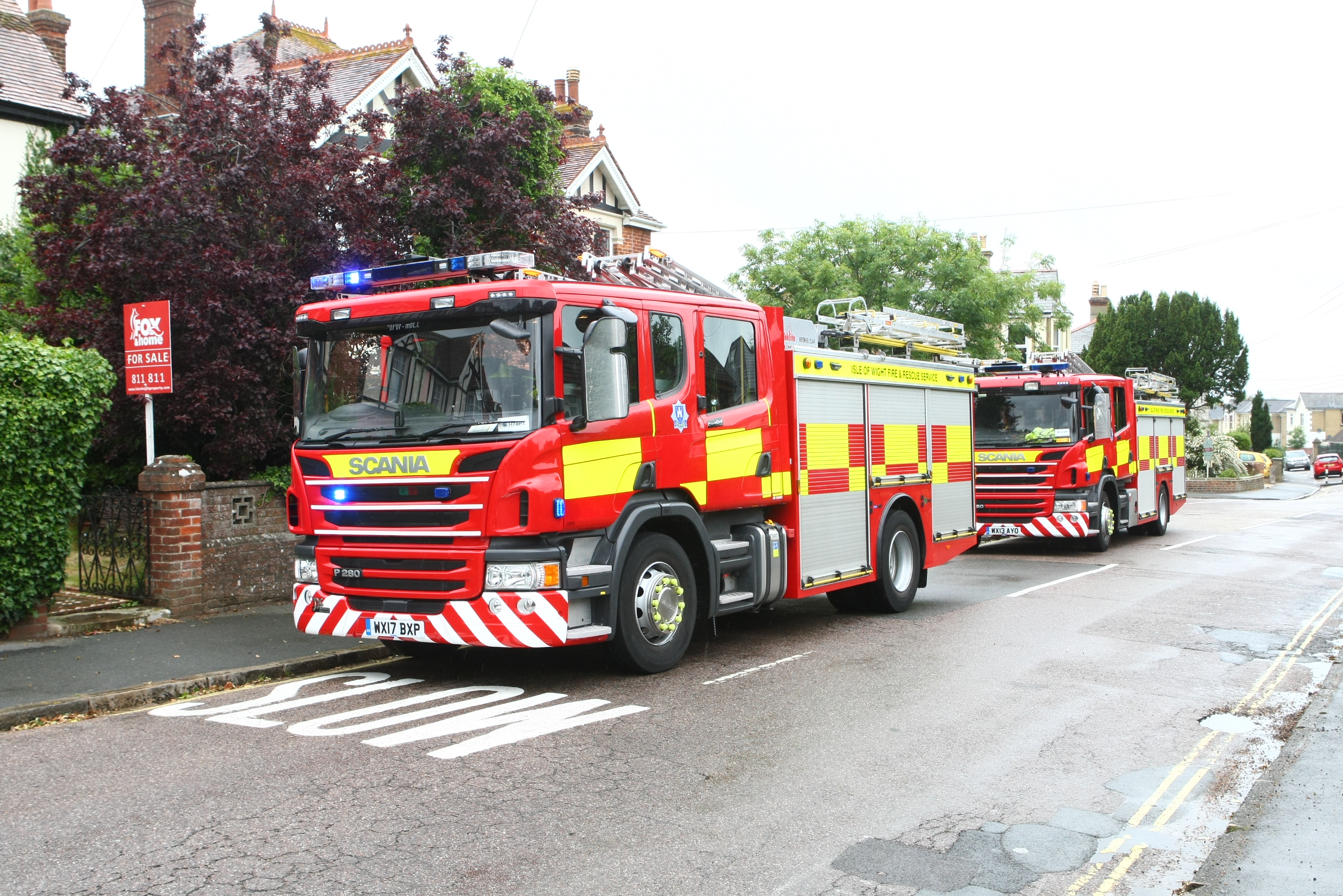 TUMBLE DRYER FIRE TACKLED IN RYDE