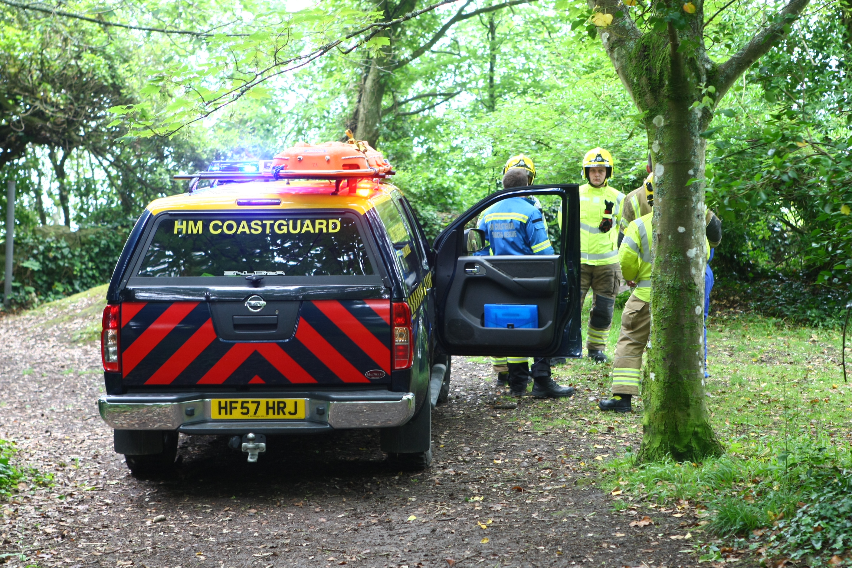 DYLAN THE DOG SUCCESSFULLY RESCUED AFTER CLIFF PLUNGE