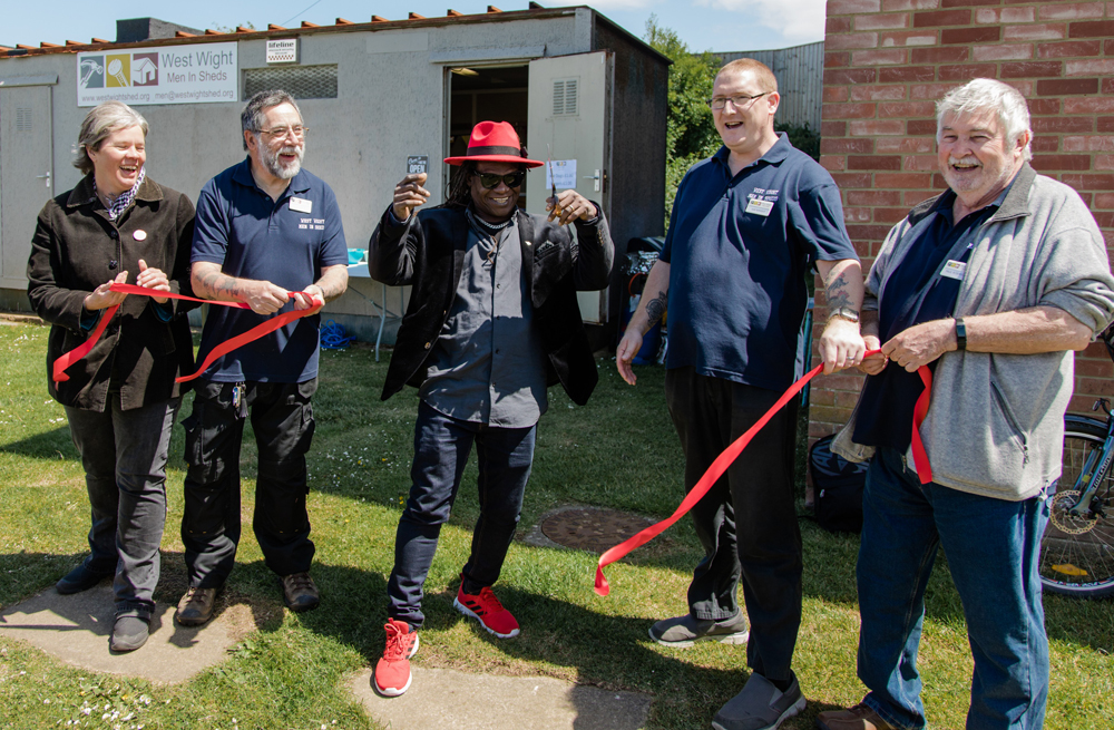 MUSIC, BBQ AND FUN WAS HAD BY ALL AT WEST WIGHT MEN IN SHEDS OPENING