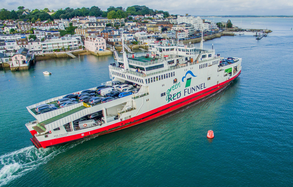 RED FUNNEL UPDATE ON THEIR ‘RED GOES GREEN’ ENVIRONMENT STRATEGY