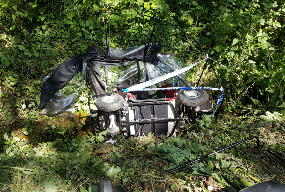 MAN STUCK UNDER MOBILITY SCOOTER RESCUED FROM STREAM NEAR NEWPORT