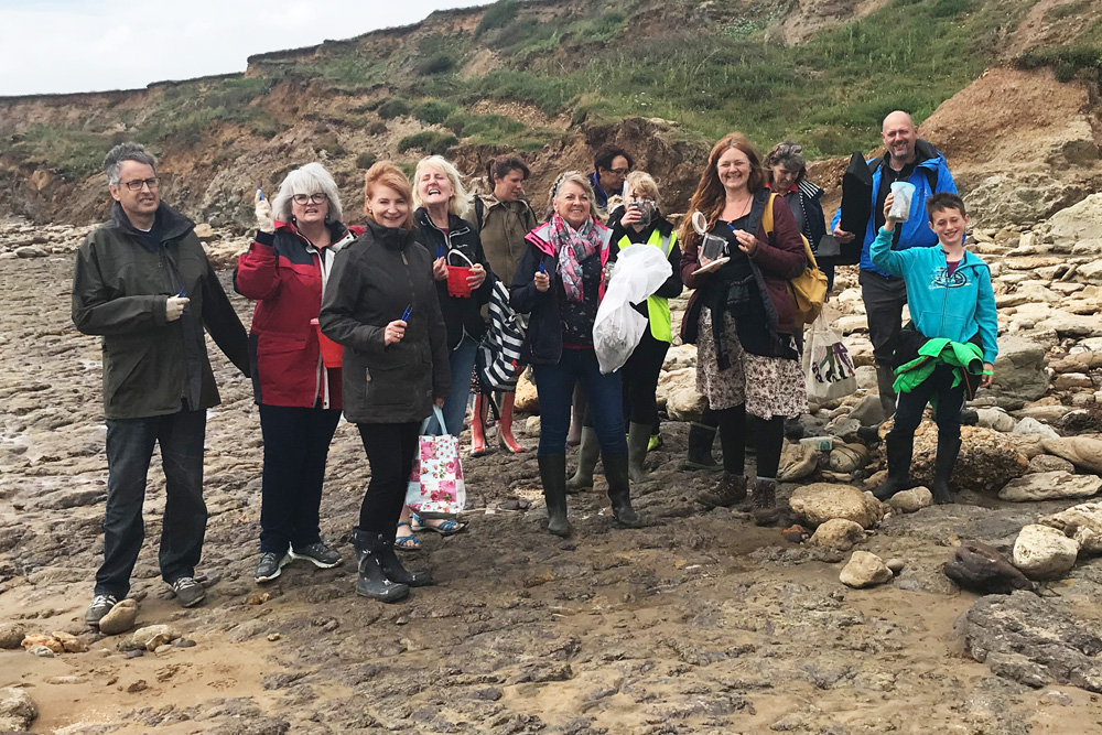 ISLE OF WIGHT PEARL ON A NURDLE HUNT AT CHILTON CHINE