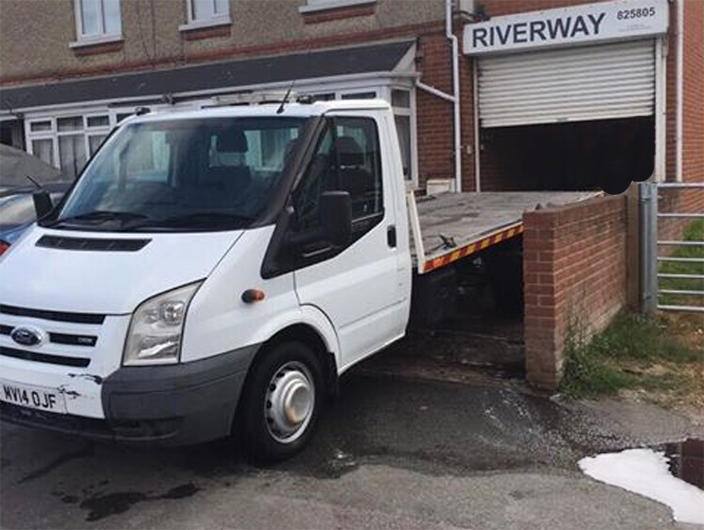 VAN STOLEN FROM NEWPORT AND SHIPPED STRAIGHT TO THE MAINLAND