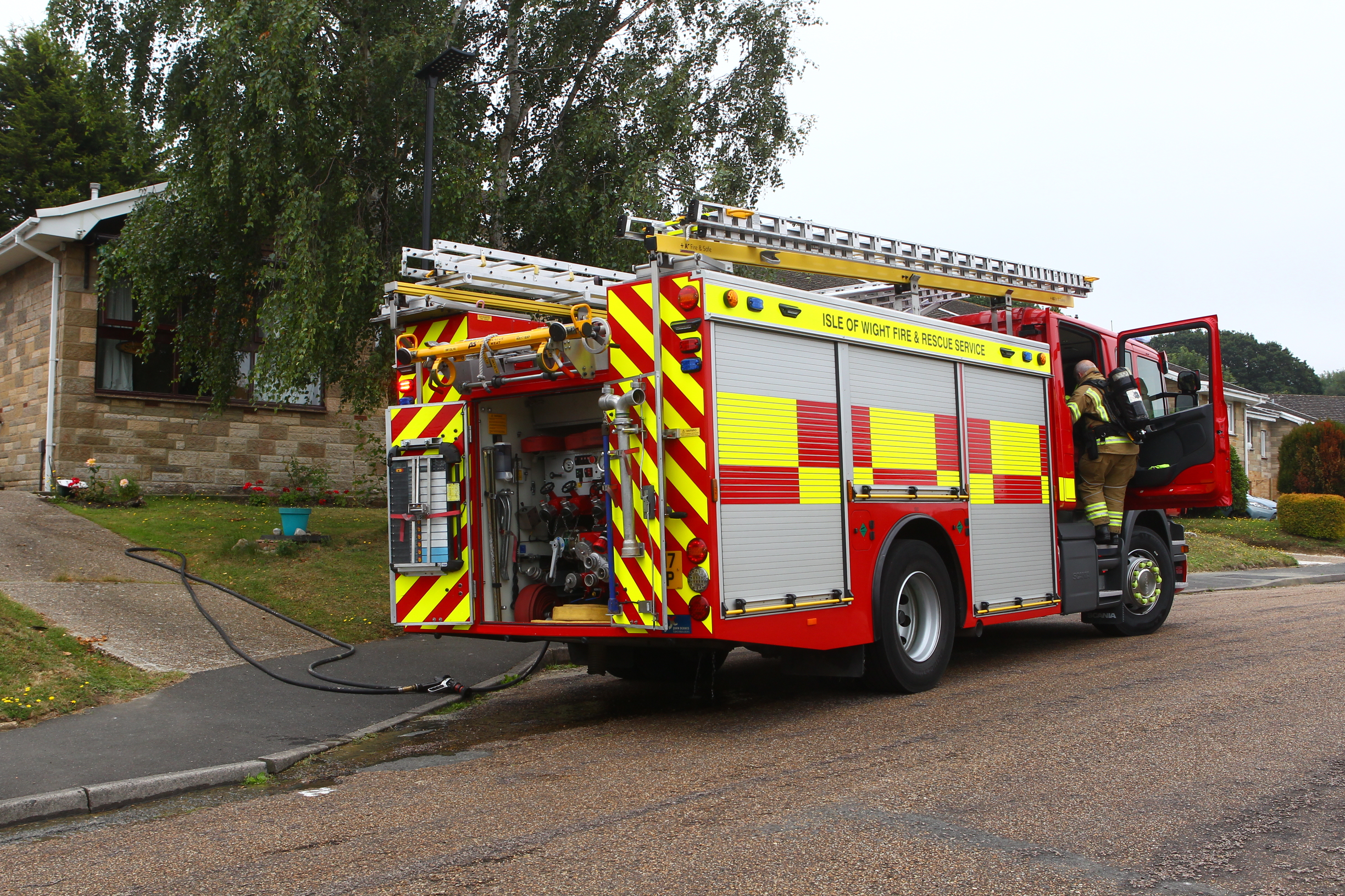 WASHING MACHINE FIRE IN BINSTEAD
