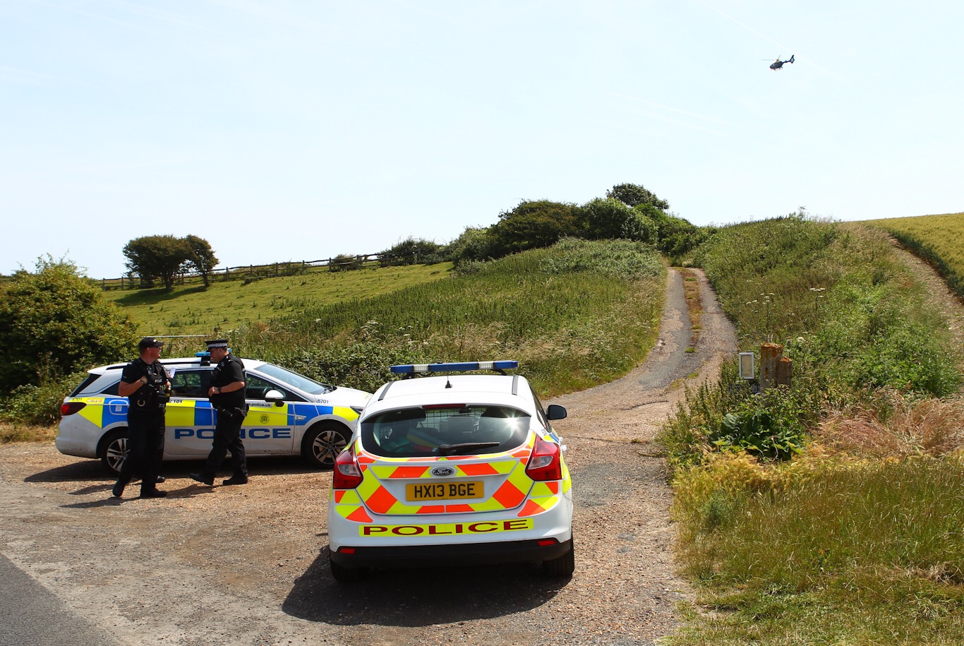CONCERN FOR WELFARE AS NOTE FOUND NEAR CLIFF EDGE