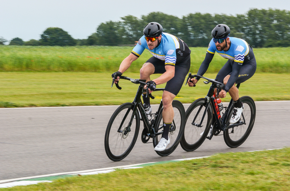 ISLE OF WIGHT CYCLE RACE TEAM IN ACTION AT GOODWOOD AND POMPEY
