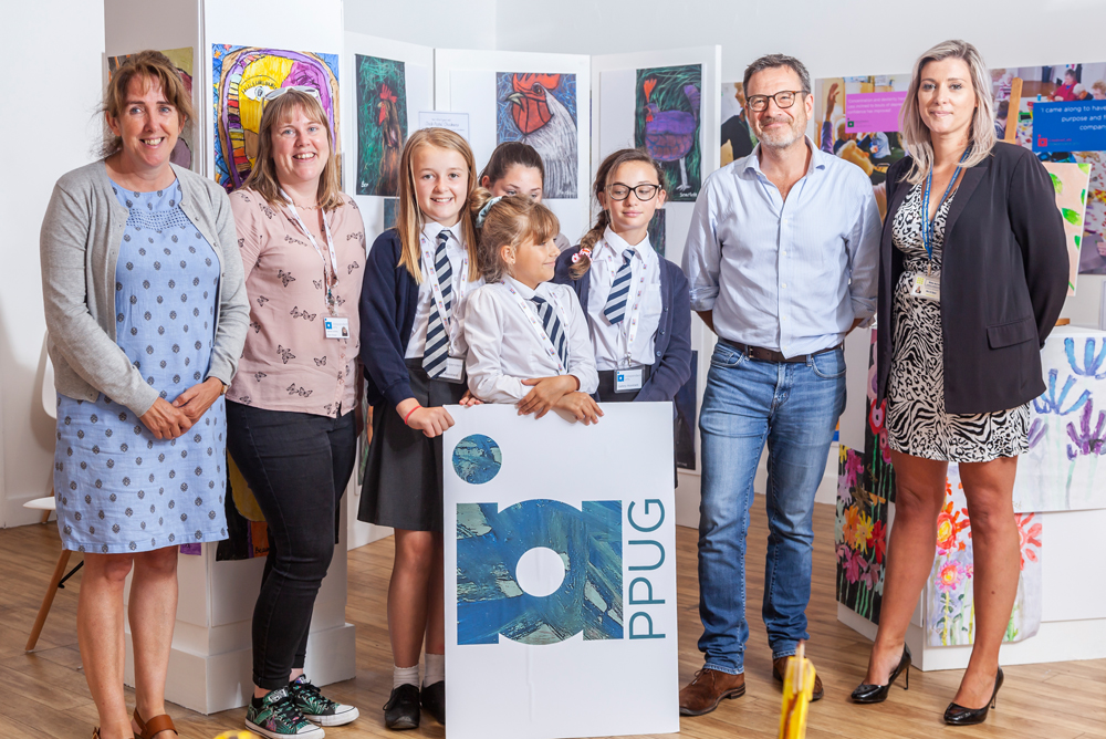 MP IMPRESSED WITH SCHOOL ART EXHIBITION