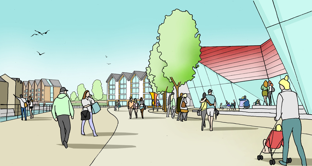 NEW BRIDGE PROPOSED FOR NEWPORT HARBOUR AS PART OF REGENERATION MASTERPLAN