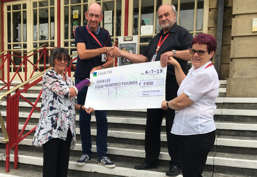 FRIENDS OF SHANKLIN THEATRE’S GRAND PRIZE DRAW PRIZE AWARDED
