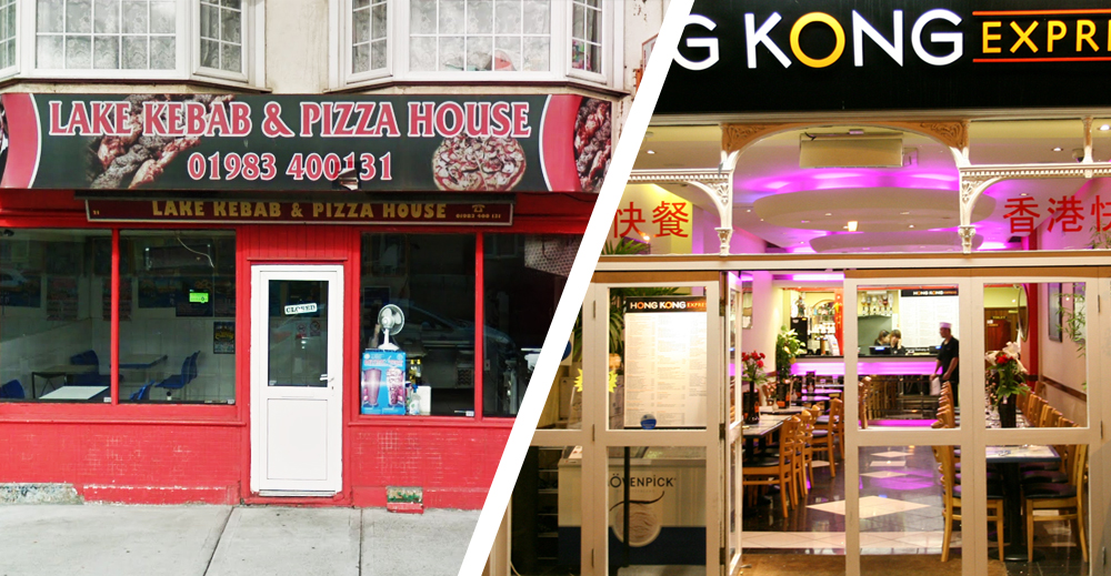 2 ISLE OF WIGHT TAKEAWAYS GIVEN 1-STAR FOOD HYGIENE RATING