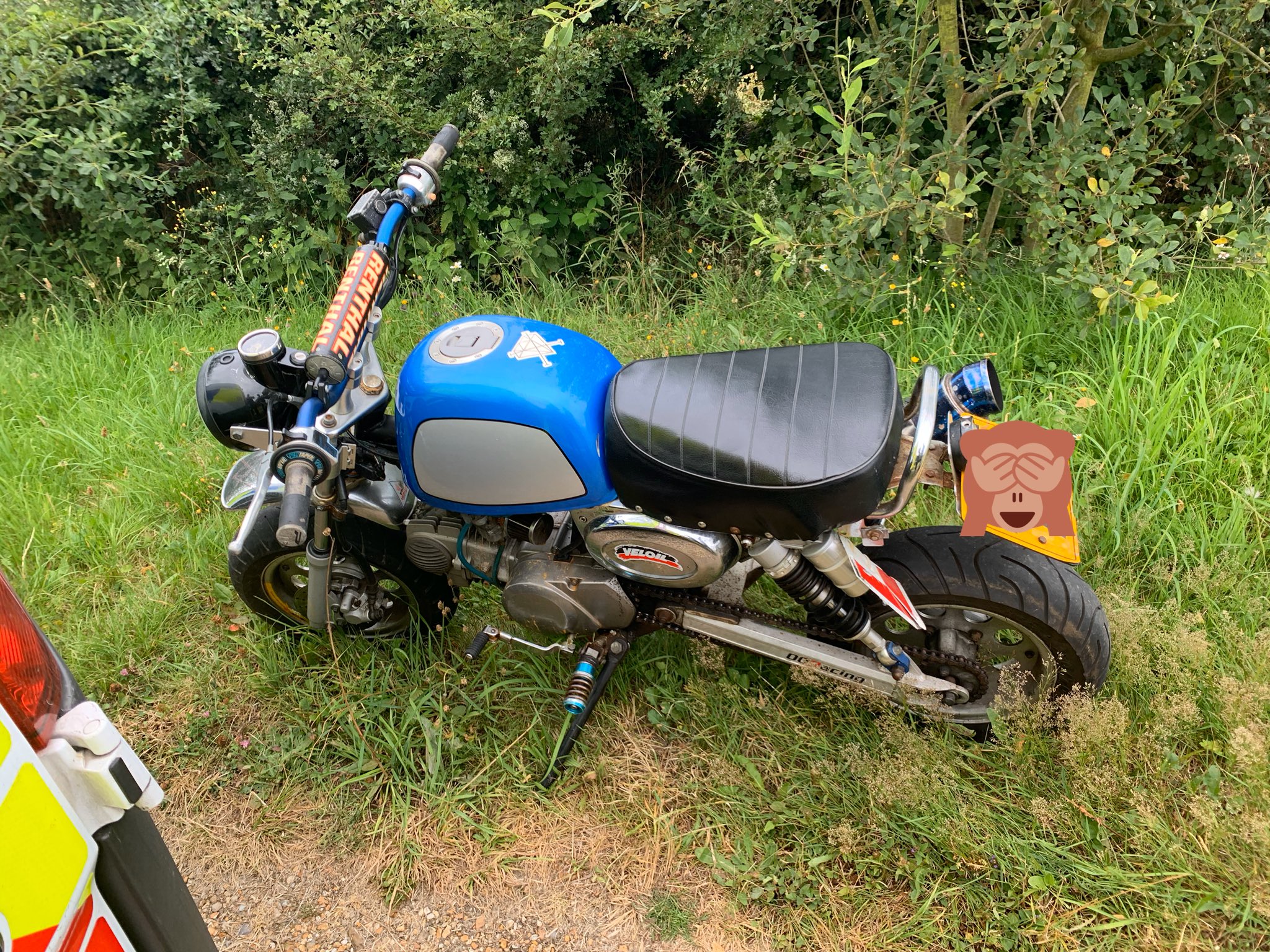 ‘YOU CAN RUN BUT YOU CAN’T HIDE’ MESSAGE AS POLICE SEIZE MOTORCYCLE