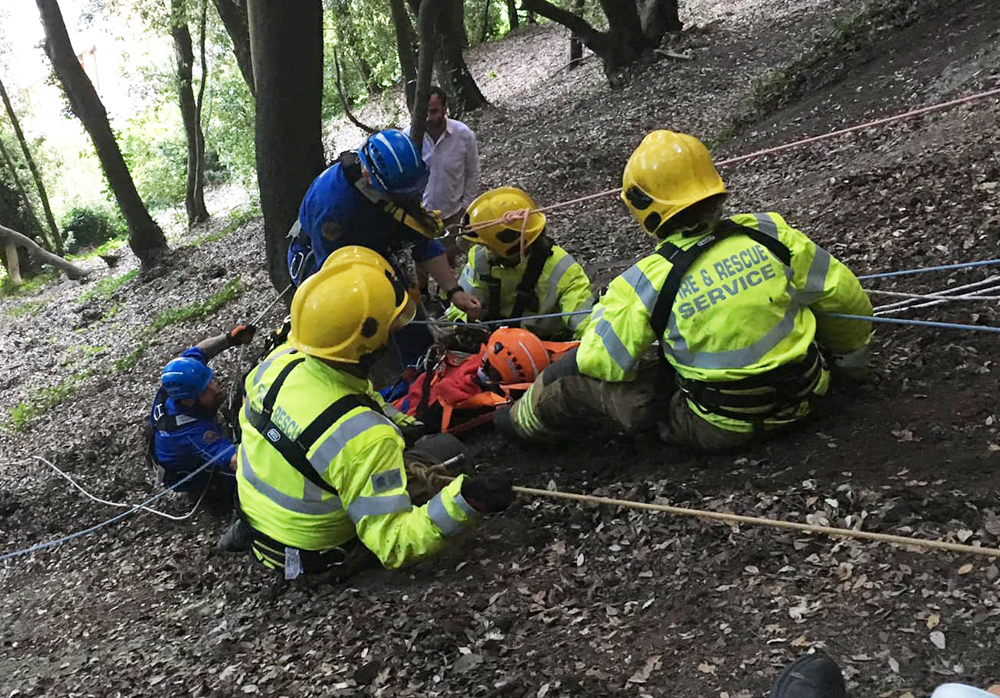 RESCUE OF 12-YEAR-OLD GIRL AT ST BONIFACE DOWN IN VENTNOR