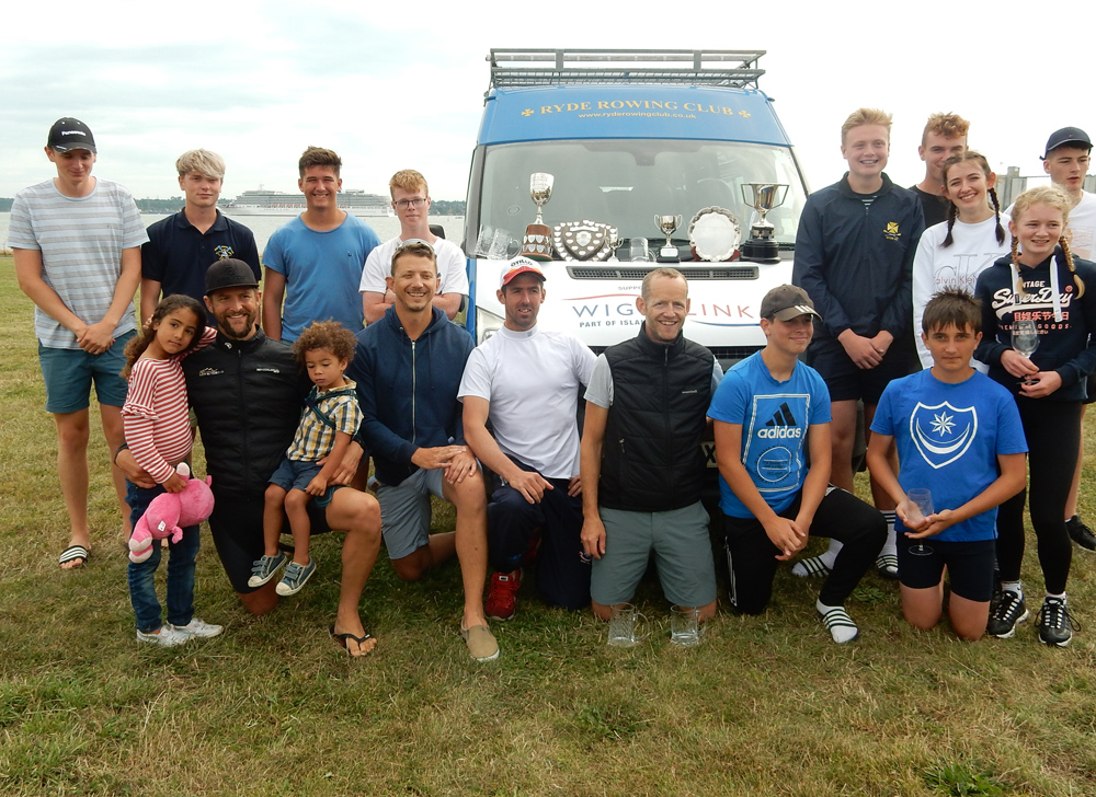 4 WINS FOR RYDE ROWING CLUB AT WOOLSTON REGATTA