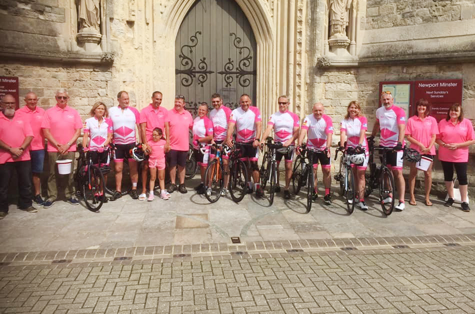 ISLE OF WIGHT CYCLISTS ON THE ROAD TO SPAIN TO RAISE FUNDS FOR LOCAL CHARITIES