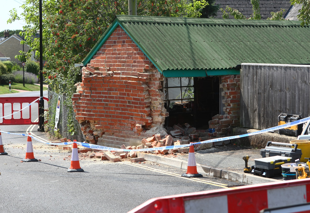 NORTHWOOD MAN CHARGED WITH DRINK DRIVING AFTER CAR CRASHES INTO SCHOOL WALL
