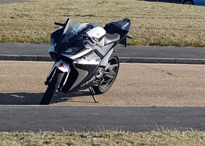 MOTORCYCLE STOLEN IN BROAD DAYLIGHT IN EAST COWES