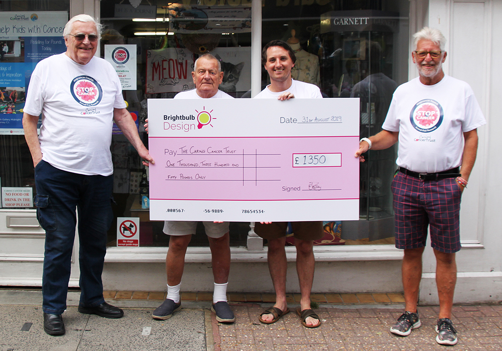 BRIGHTBULB SUPPORTS CARING CANCER TRUST CHARITY