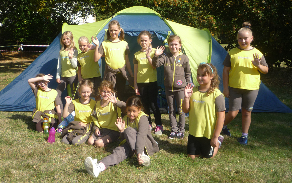 GIRLGUIDES ENJOY WEEKEND CAMP NEAR RYDE