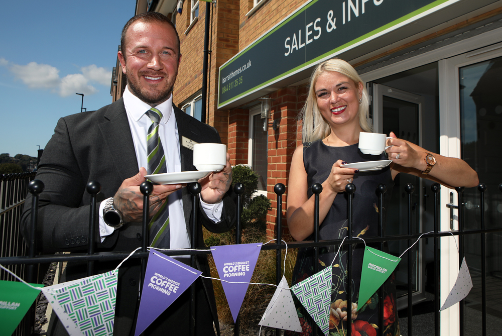 HOUSEBUILDERS SUPPORT MACMILLAN DURING WORLD’S BIGGEST COFFEE MORNING
