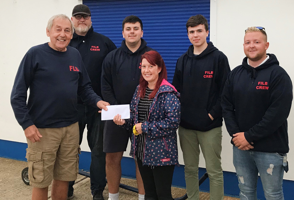 CHRISTINA RAISES OVER £400 FOR INDEPENDENT LIFEBOAT