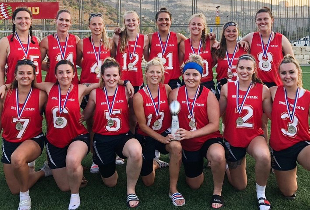 LOTTIE LEADS GREAT BRITAIN FLAG FOOTBALL TEAM IN EUROPEAN CHAMPIONSHIPS