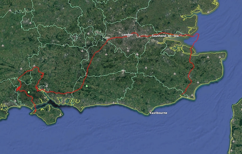 ADVENTUROUS WHITE-TAILED EAGLE FLIES FROM THE ISLE OF WIGHT TO ESSEX