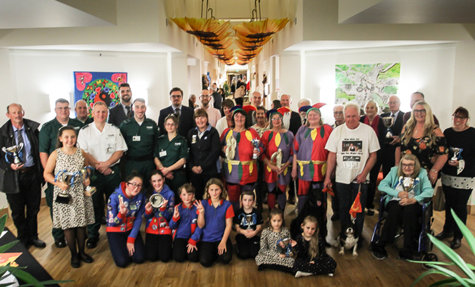 WALK THE WIGHT FUNDRAISERS RECOGNISED AT ‘EXTRA MILE’ AWARDS NIGHT