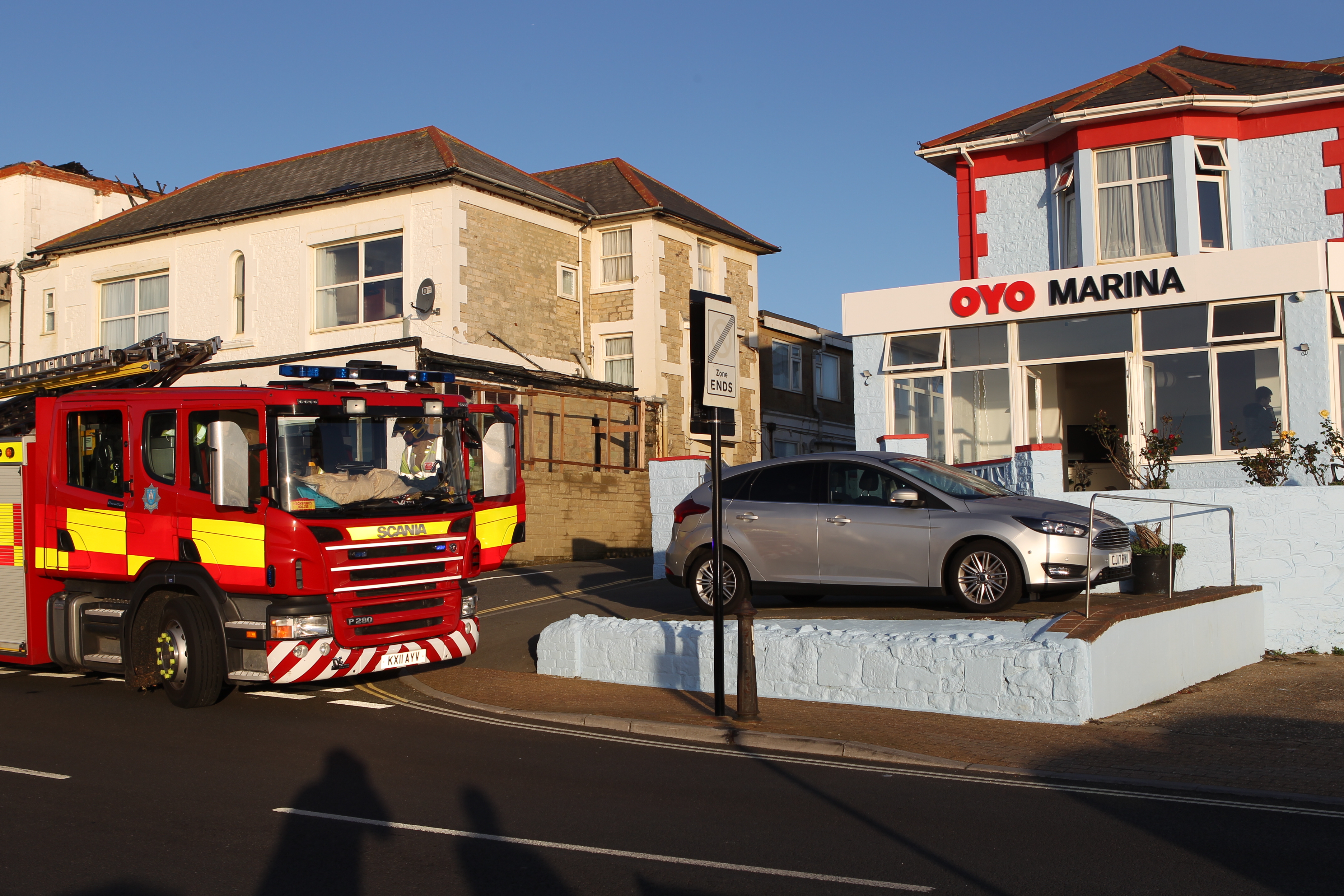 ELECTRICAL FIRE AT HOTEL IN SANDOWN