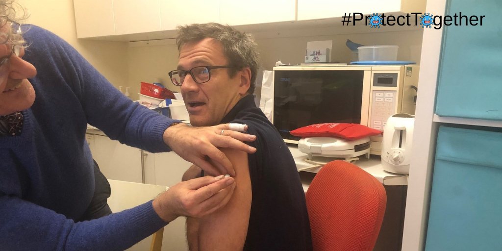 ISLE OF WIGHT MP PROMOTES FLU VACCINE CAMPAIGN