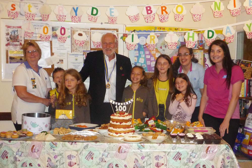 1st RYDE BROWNIES CELEBRATE 100 YEARS ANNIVERSARY