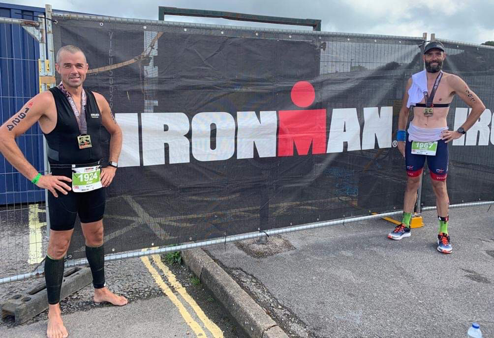ALAN AND DAN PUT IN A STRONG PERFORMANCE AT WEYMOUTH TRIATHLON