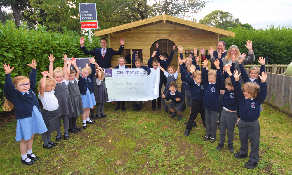 BRIGHSTONE PRIMARY SCHOOL ARE SOLD ON THEIR BRAND NEW PLAY HOUSE