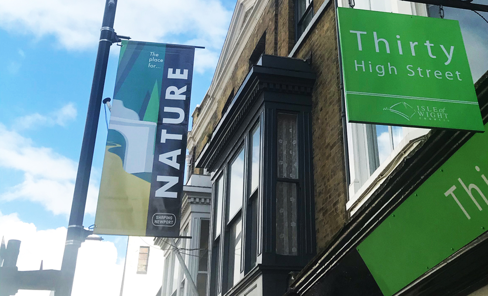 NEWPORT’S HIGH STREET CELEBRATES NEW BANNERS