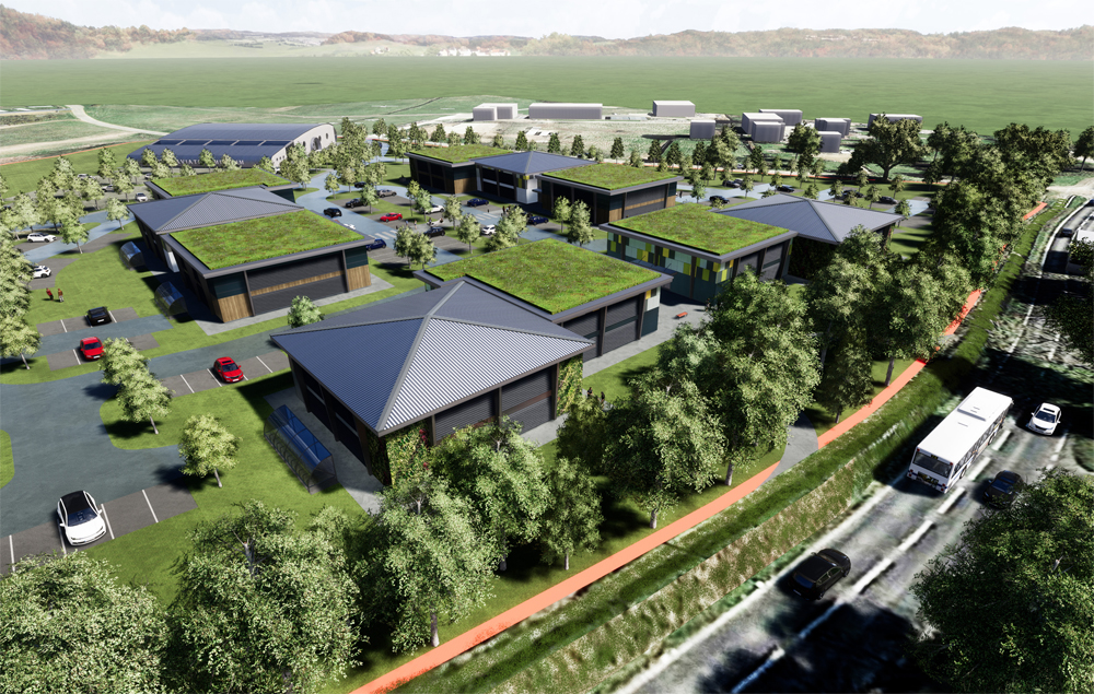 PLANS RE-SUBMITTED FOR SANDOWN EMPLOYMENT PARK NEXT TO AIRPORT