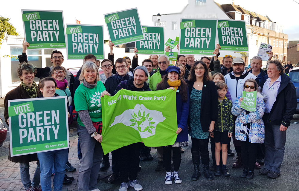 GREEN PARTY LAUNCH ELECTION CAMPAIGN IN COWES