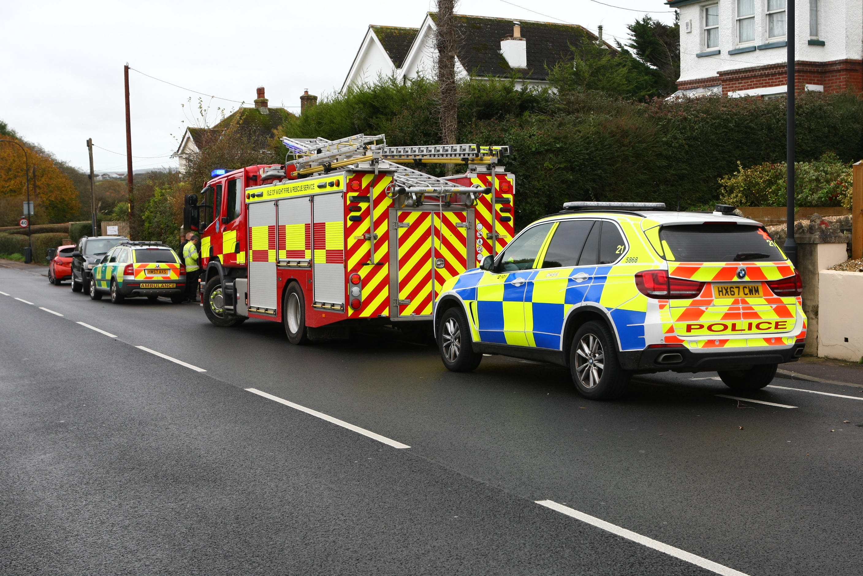 PEDESTRIAN INJURED IN BRADING COLLISION