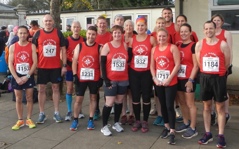 FAIR WEATHER AND PERSONAL BESTS FOR RYDE HARRIERS