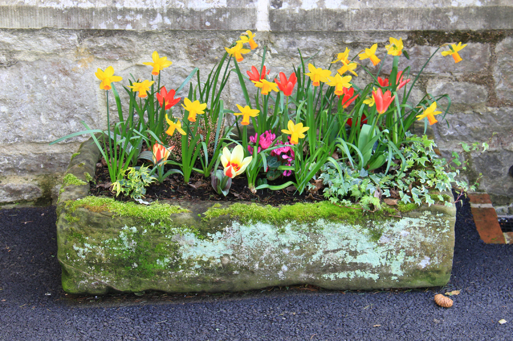 STONE TROUGH IN MEMORY OF LOCAL HISTORIAN STOLEN FROM CEMETERY