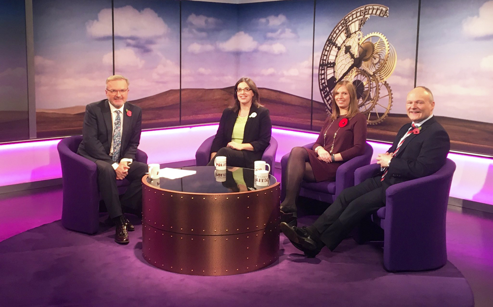 GREEN’S VIX LOWTHION CLASHES WITH CONSERVATIVES ON SUNDAY POLITICS SHOW