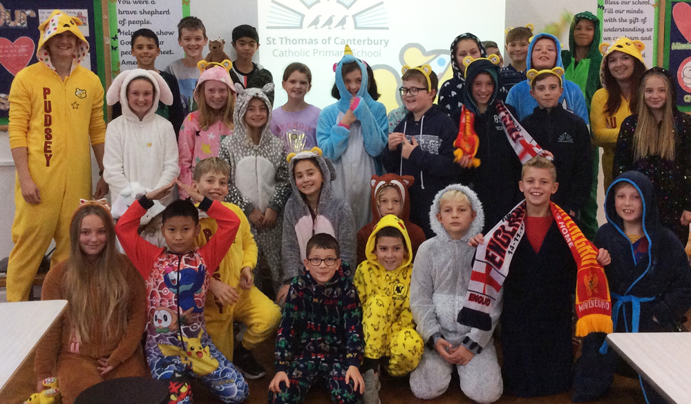 HUNDREDS RAISED FOR CHILDREN IN NEED BY ST THOMAS OF CANTERBURY SCHOOL
